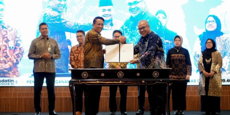 Menteri Hukum Teken 30 Kerja Sama dengan Mitra Kerja, Kakanwil Maluku Nyatakan Dukungan