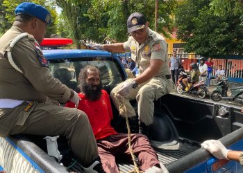 Dinsos dan Satpol PP Ambon Evakuasi ODGJ