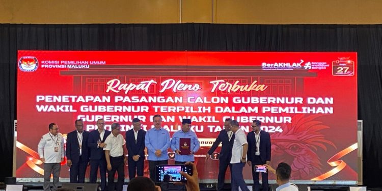 HL-AV Ditetapkan Sebagai Gubernur-Wakil Gubernur Terpilih 2025-2030