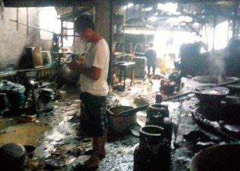 Rumah Makan Ayah di Kawasan Trikora Terbakar, Ini Pemicunya
