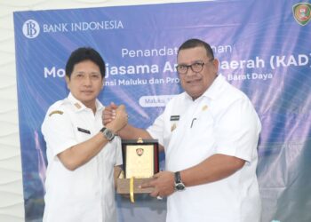 Kunker di Maluku, Pemprov dan Pemprov Papua Barat Daya Tandatangani Nota Kesepakatan Pembangunan Daerah