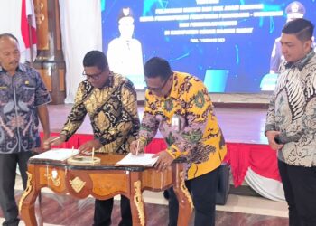 Kemenkum-Pemkab SBB Teken MoU Tingkatkan Pelayanan Hukum