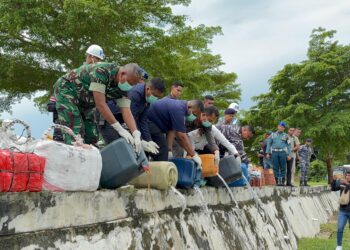 Lanal Aru Musnakan Ribuan Liter Sopi