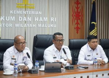 Kanwil Kemenkum Gelar Silahturahmi Bersama Kepala Bidang Hukum di Maluku