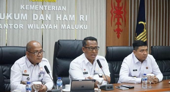 Kanwil Kemenkum Gelar Silahturahmi Bersama Kepala Bidang Hukum di Maluku