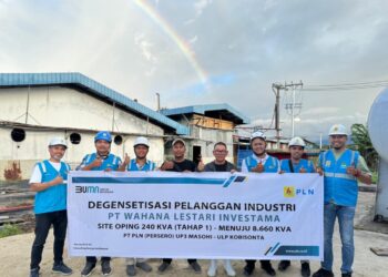 Terus Dukung Sektor Industri, PLN UP3 Masohi Pasok Listrik Daya 240 KVA untuk PT Wahana Lestari Investama