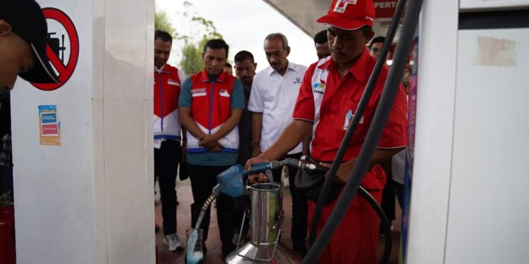 Pertamina Patra Niaga Regional Papua Maluku Gandeng Pemerintah Lakukan Pengecekan di SPBU Sentani