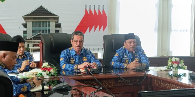 Bahas isu Pengembangan Daerah, Pemprov Maluku Gelar Rapat  Internal