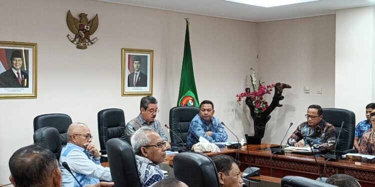 KPK Gelar Rapat Presentase MCP Diikuti Gubernur Maluku