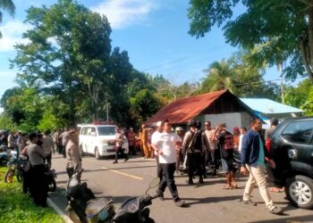 Kamal-Nuruwe Kondusif, Kapolres SBB Pastikan Arus Lalu Lintas Piru-Kairatu Normal