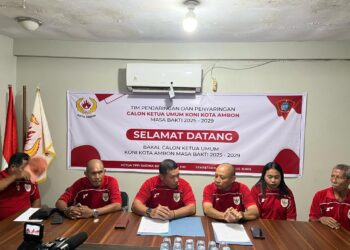 Bodewin Wattimena Jadi Bacalon Tunggal Ketua KONI Kota Ambon