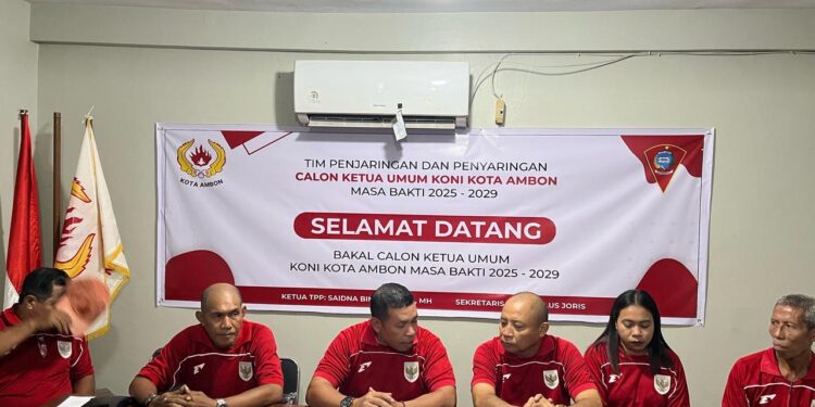 Bodewin Wattimena Jadi Bacalon Tunggal Ketua KONI Kota Ambon