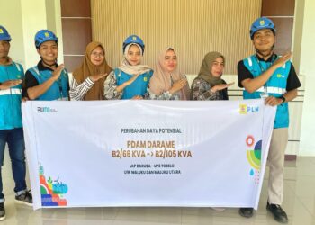 PLN UP3 Tobelo Dukung PDAM Pulau Morotai Tingkatkan Pelayanan Kebutuhan Air