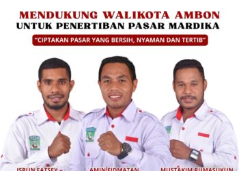 KAMMI Dukung Pemkot Ambon Tertibkan Kawasan Pasar Mardika