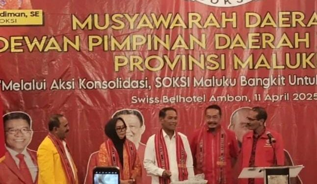 SOKSI Maluku Gelar Musda VI, Dukung Bahlil Lahadalia Pimpin Golkar