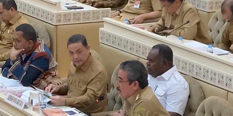 Rapat Bersama Komisi II DPR RI dan Mendagri, Gubernur Paparkan Luas Provinsi Maluku