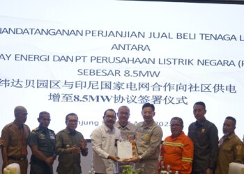Tingkatkan Keandalan Listrik di Kawasan Weda, PLN UIW MMU–IWIP Teken Kerja Sama Excess Power 8,5 MW