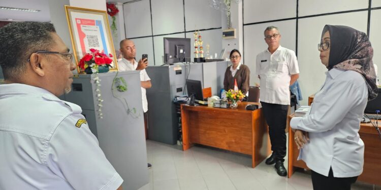 Wawali Lakukan Sidak di Setiap OPD Lingkup Pemkot Ambon