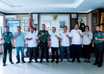 Pengurus KONI Maluku, Audence dengan Pangdam Pattimura