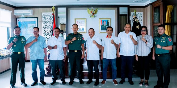 Pengurus KONI Maluku, Audence dengan Pangdam Pattimura