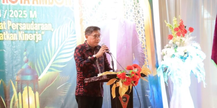 Halal Bihalal Pemkot Ambon, Walikota Ajak Pererat Persaudaraan dan Tingkatkan Kinerja