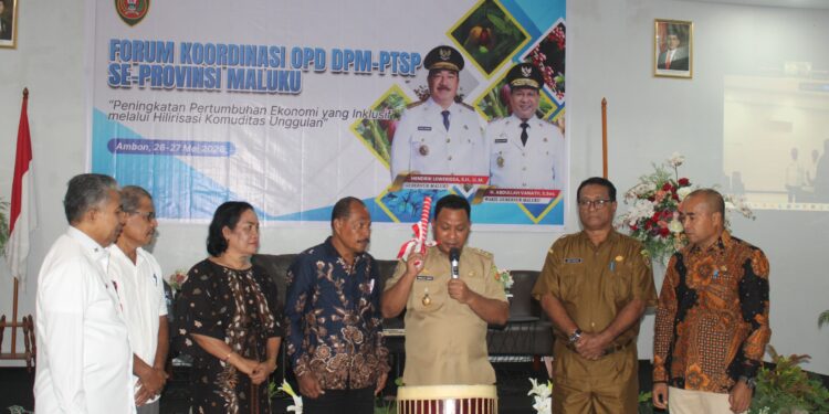 Forum Koordinasi OPD DPM-PTSP se-Provinsi Maluku Diharapkan Tingkatkan Pertumbuhan Ekonomi