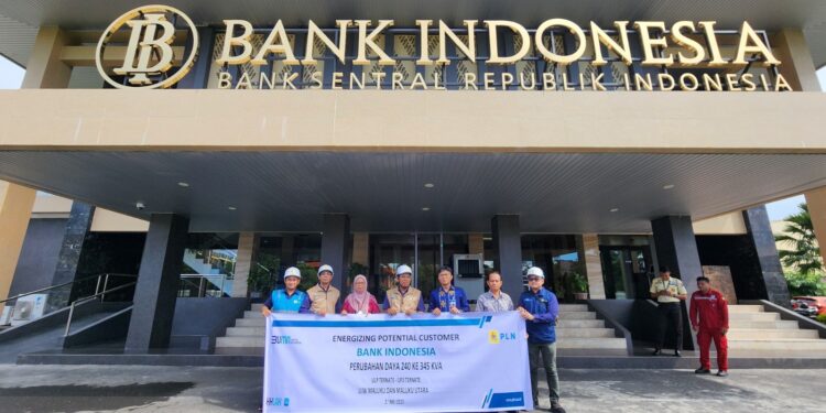 PLN UP3 Ternate Sukses Realisasikan Penambahan Daya Listrik KPw BI Malut