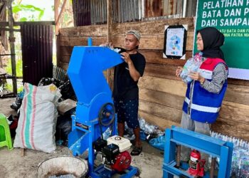 CSR Pertamina AFT Babullah Gandeng Kelompok Binaan Gelar Pelatihan Inovasi Pengelolaan Sampah Jadi Barang Bernilai Ekonomis