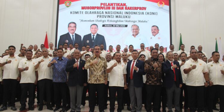 Gubernur Maluku Minta KONI Bangkitkan Kembali Kejayaan Olahraga Daerah