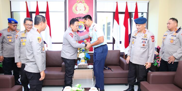 Kapolda Maluku Terima Kunjungan Danlanud Pattimura: Perkuat Sinergi TNI AU–Polri di Bumi Raja-Raja
