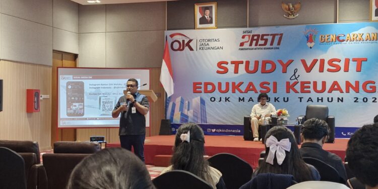 OJK Maluku Gandeng GMKI Cabang Ambon Edukasi Mahasiswa Kelola Keuangan