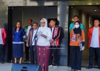 Wakil Walikota Ambon Irup Hardiknas 2025