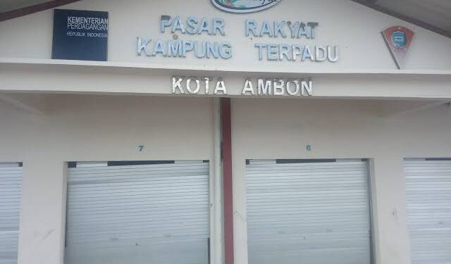 Pemkot Ambon Segera Operasikan Pasar Nusaniwe dan Pasar Kampung Terpadu Wainitu