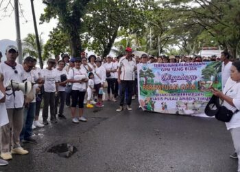 Peringati HUT ke-57, Perempuan GPM KPAT Gelar Kampanye Bebas Sampah Plastik