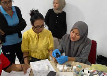 Puskesmas Belso Gelar Pemeriksaan Kesehatan dan Sosialisasi GP2SA di DPRD Ambon