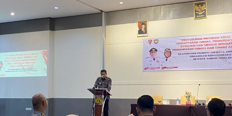 Walikota Ajak Ormas Bersinergi Bangun Kota Ambon