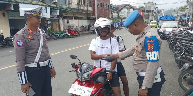 Operasi Simpatik, Polda Maluku Sosialisasi Pentingnya Aturan Lalulintas