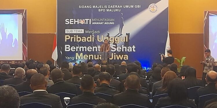 Walikota Ambon Ajak GBI Bermitra Bangun Kota Lewat Sidang Majelis Daerah