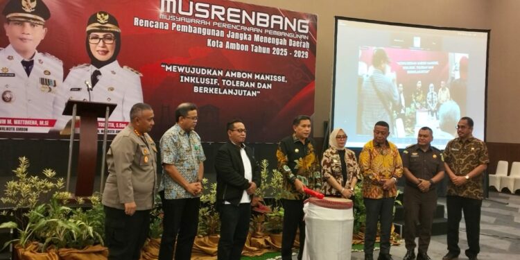 WaliKota Ambon Tekankan Visi “Ambon Manise Inklusif, Toleran, dan Berkelanjutan”