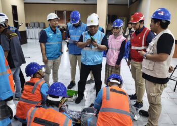 PLN UIW MMU Tunjukkan Kesiapan Awal Pekerjaan SR dan APP 2025 Lewat Gelar Pasukan dan Peralatan