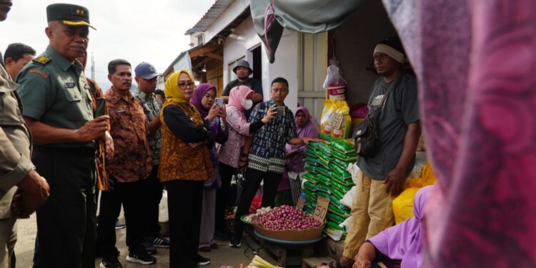 Wawali Ambon-Satgas Pangan dan TPID Sidak Harga Bapok di Pasar Mardika