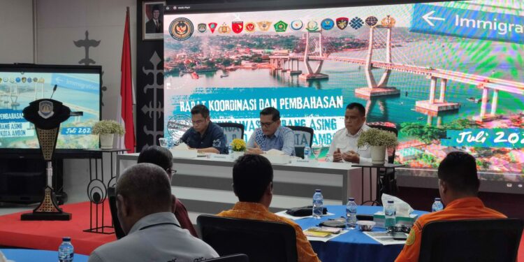Kantor Imigrasi Ambon Gelar Rapat Koordinasi TIMPORA