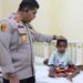 Kapolres SBT Jenguk Anak Penderita Kusta dan Gizi Buruk, Beri Bantuan Hingga Donor Darah
