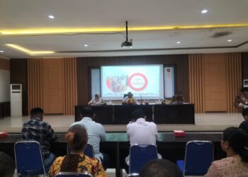 Stabilisasi Harga Beras Satgas Pangan Polda Maluku Rakor Bersama Distributor dan Pelaku Usaha