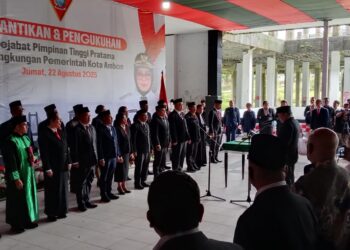 Walikota Lantik dan Kukuhkan Sejumlah PTP Lingkup Pemkot Ambon