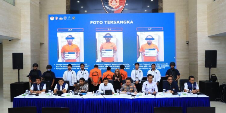 Polri Ungkap Sindikat Judi Online Jaringan Internasional, Sita Rp16,4 Miliar dan Bekukan 76 Rekening