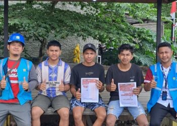 Momen Kemerdekaan, PLN UP3 Ambon Turun Langsung Sosialisasi Diskon Tambah Daya 50% ke Warga