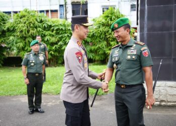 Perkuat Sinergitas TNI-Polri, Kapolda Maluku Silaturahmi ke Kodam XV/Pattimura