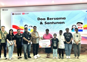 Jelang HUT Ke-80 RI, Pertamina Patra Niaga Regional Papua Maluku Gelar Doa Bersama dan Santunan Anak Yatim di Jayapura