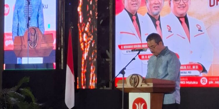 Hadiri Muswil VI PKS, Gubernur Maluku Ajak Partai Politik Bersinergi Majukan Daerah